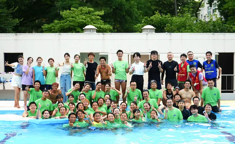 水泳学校集合写真