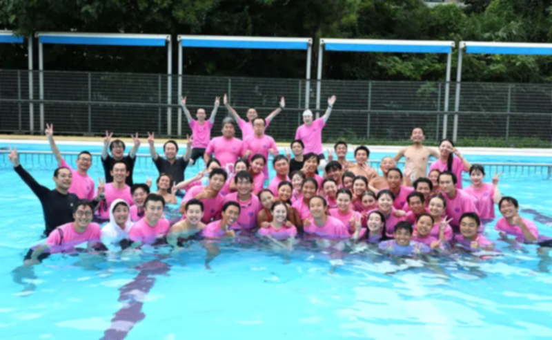 水泳学校集合写真