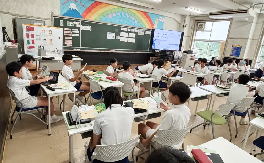 外国語活動・外国語科の授業風景