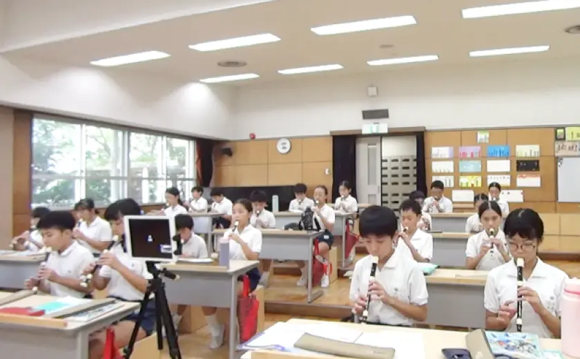 音楽科の授業風景