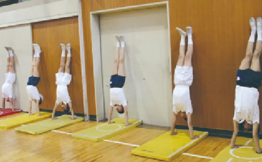 体育科の授業風景