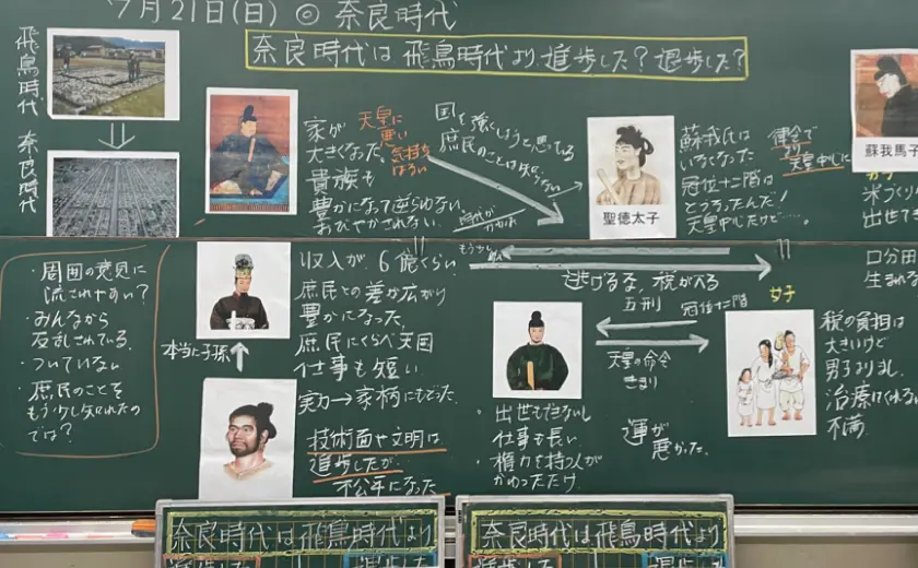 社会科の授業風景